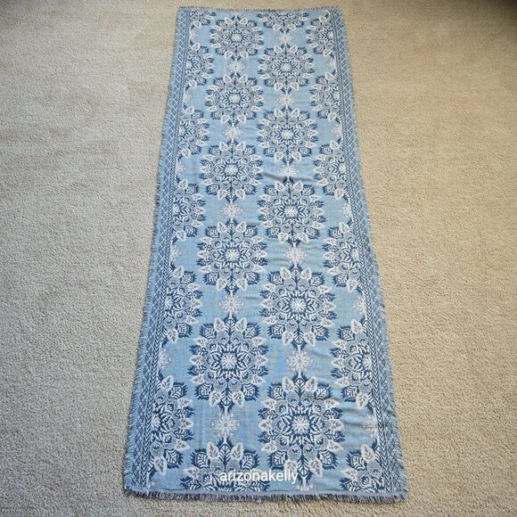 J. Jill Snowflake Jacquard India Ink Blue - Picture 2 of 9